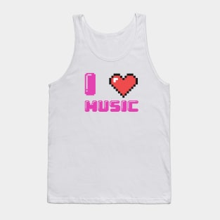 I Love Music Tank Top